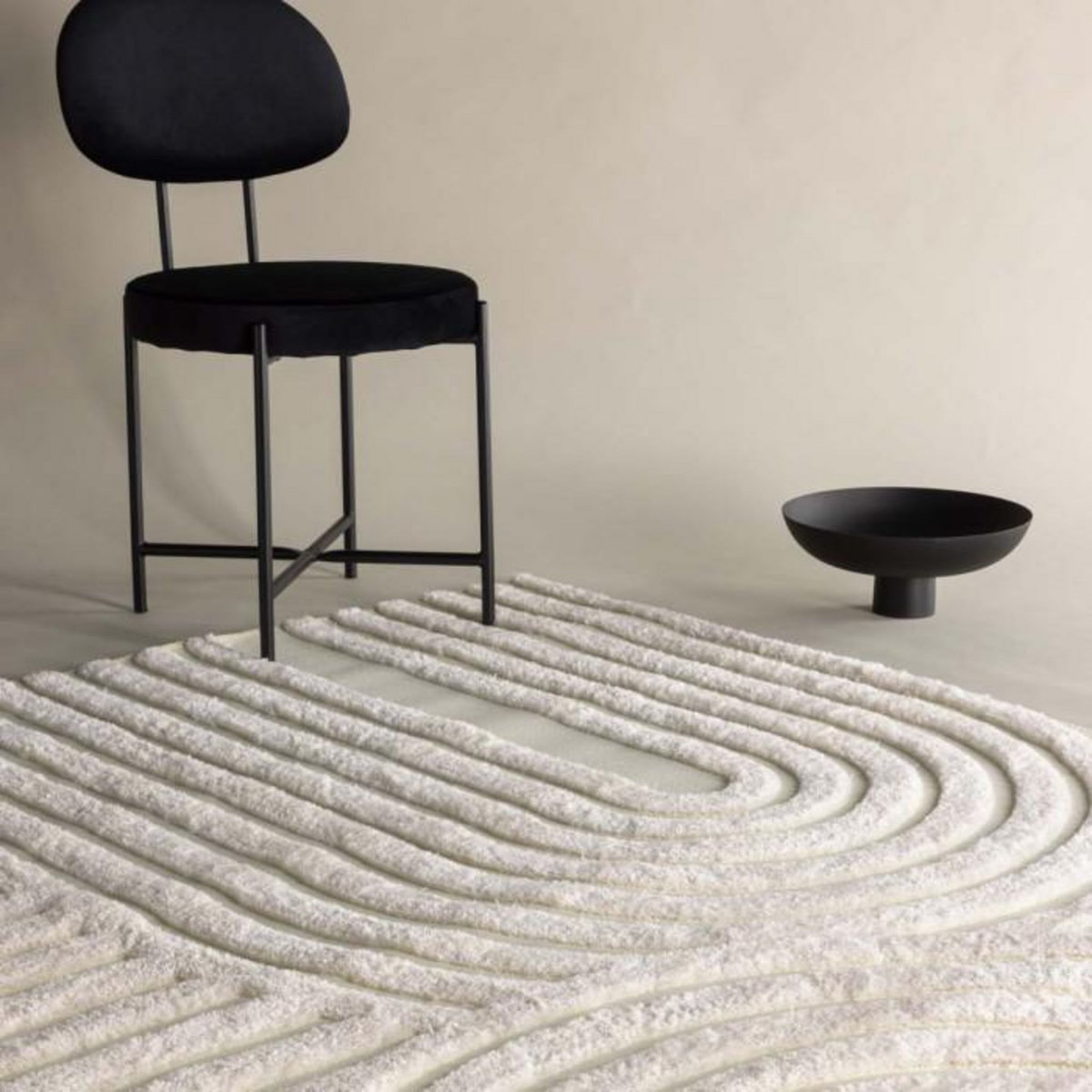 Paris Prix Tapis Déco  Nikita  160x230cm Naturel