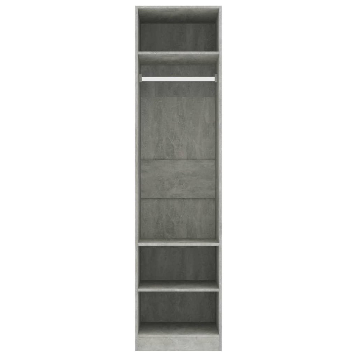 VIDAXL Garde-robe Gris beton 50x50x200 cm Bois d'ingenierie