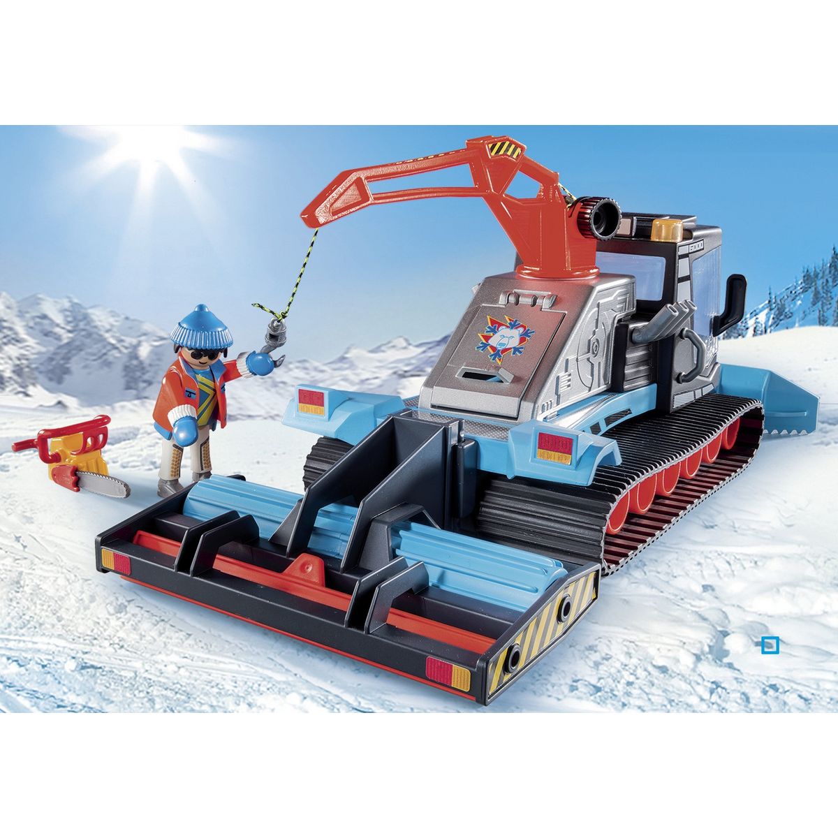 PLAYMOBIL 9500 - Family Fun - Agent avec chasse-neige