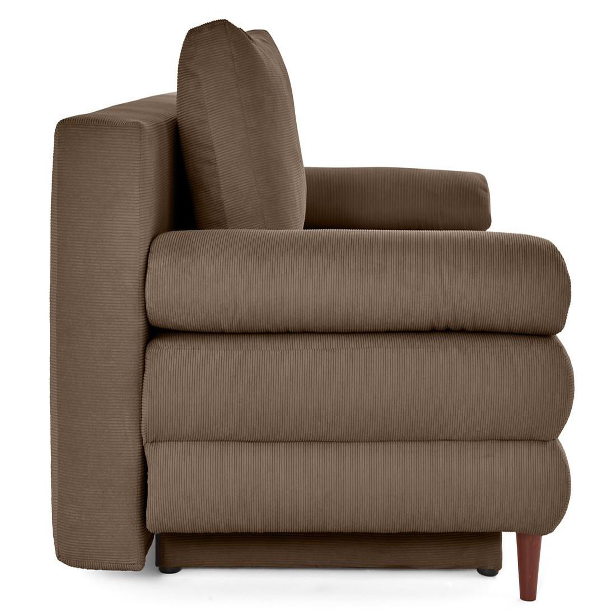 Voir la diapositive 6 : BEST MOBILIER Wonder - canapé 3 places convertible avec coffre en velours côtelé