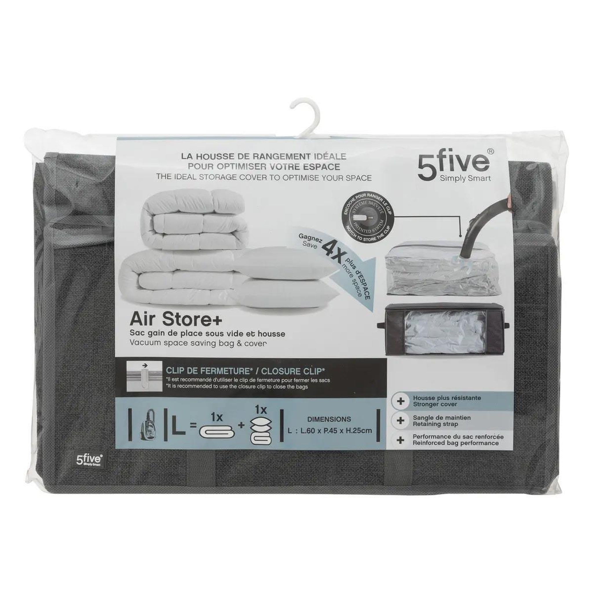 Voir la diapositive 5 : FIVE Sac de compression Aix-Store grand modèle - Noir
