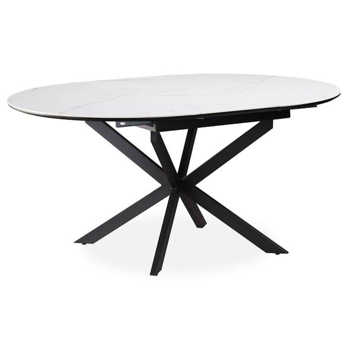 Paris Prix Table à Manger Céramique Extensible  Belli  160cm Blanc