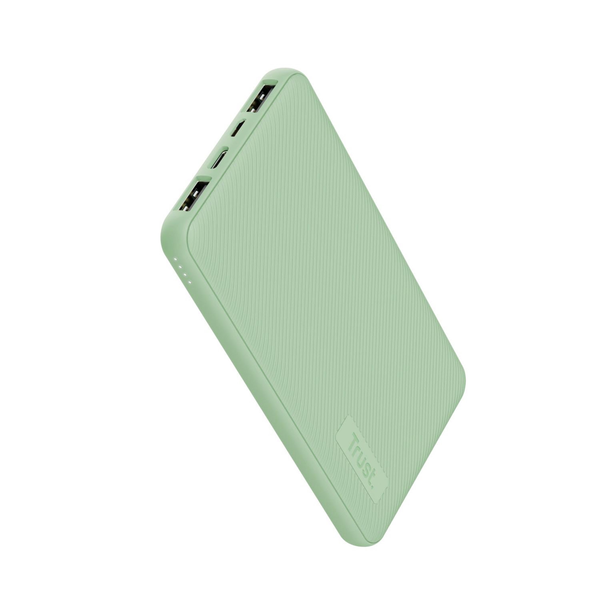 Voir la diapositive 3 : Trust Trust 25029 banque d'alimentation électrique Lithium-Ion (Li-Ion) 10000 mAh Vert