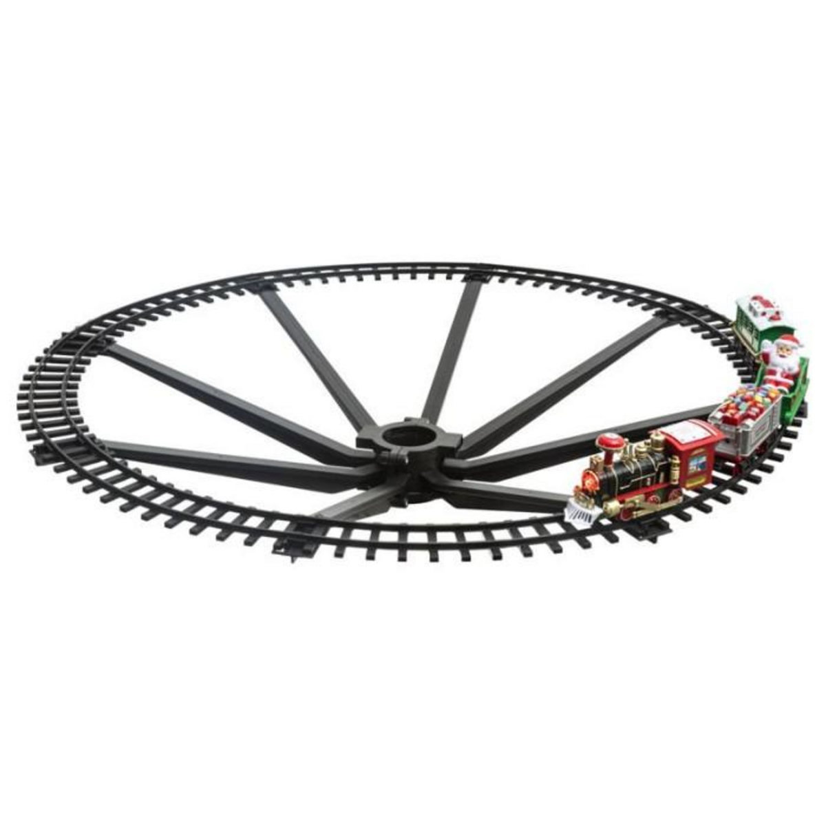FEERIC LIGHT & CHRISTMAS Train de Noël Électrique  23 Pièces  87cm Multicolore