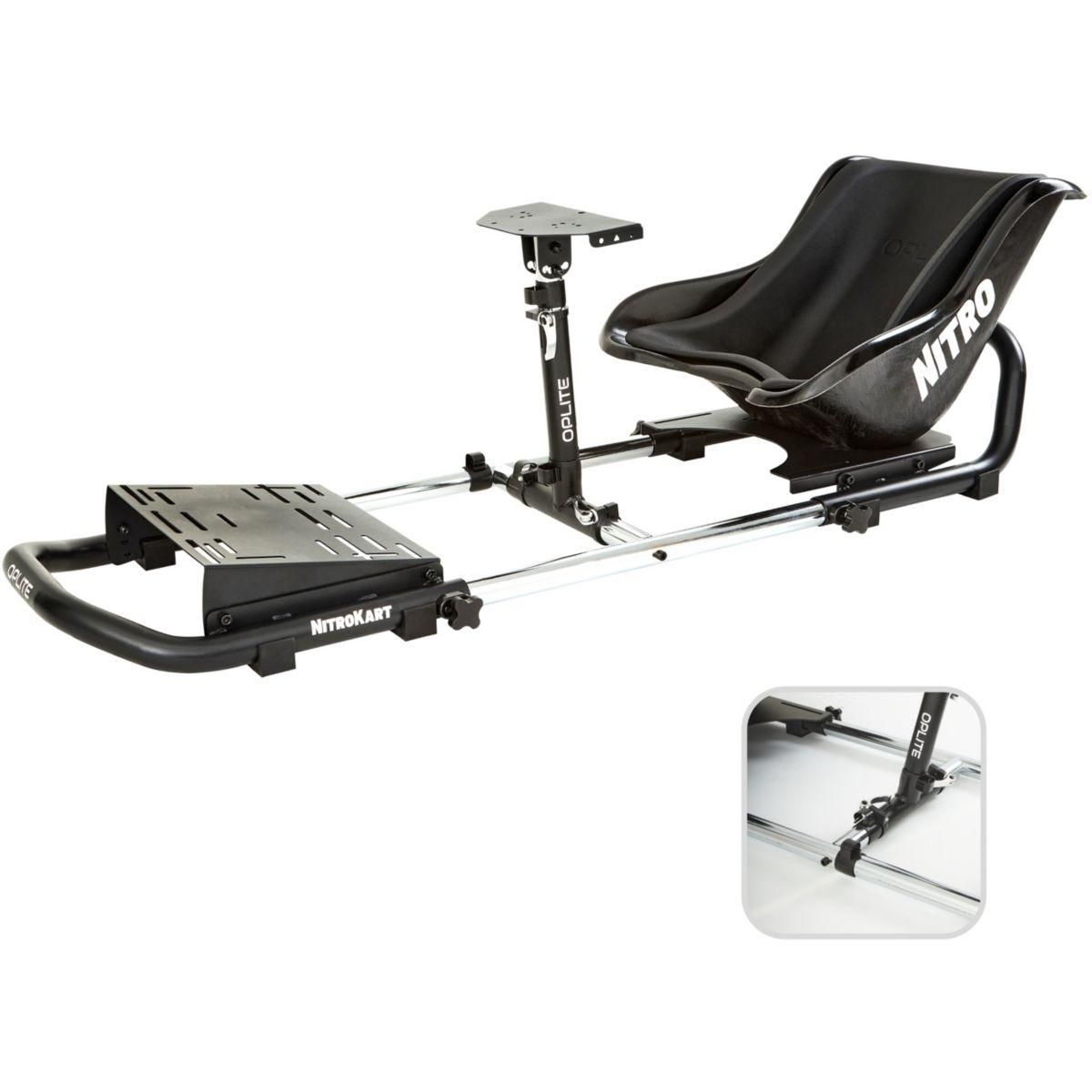 OPLITE Siège de simulation Nitrokart Family Pack Cockpit