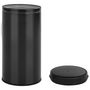 Voir la diapositive 4 : VIDAXL Poubelle a capteur automatique 70 L Acier au carbone Noir