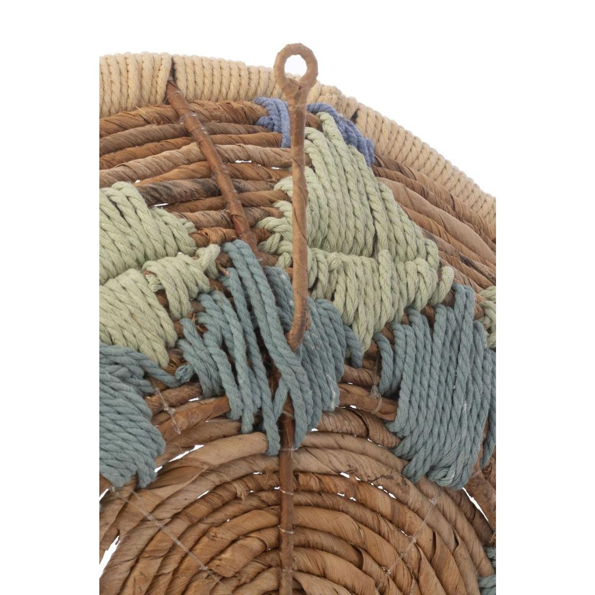 Paris Prix Lot de 3 Déco Murales  Branche Bananier  76cm Bleu Clair