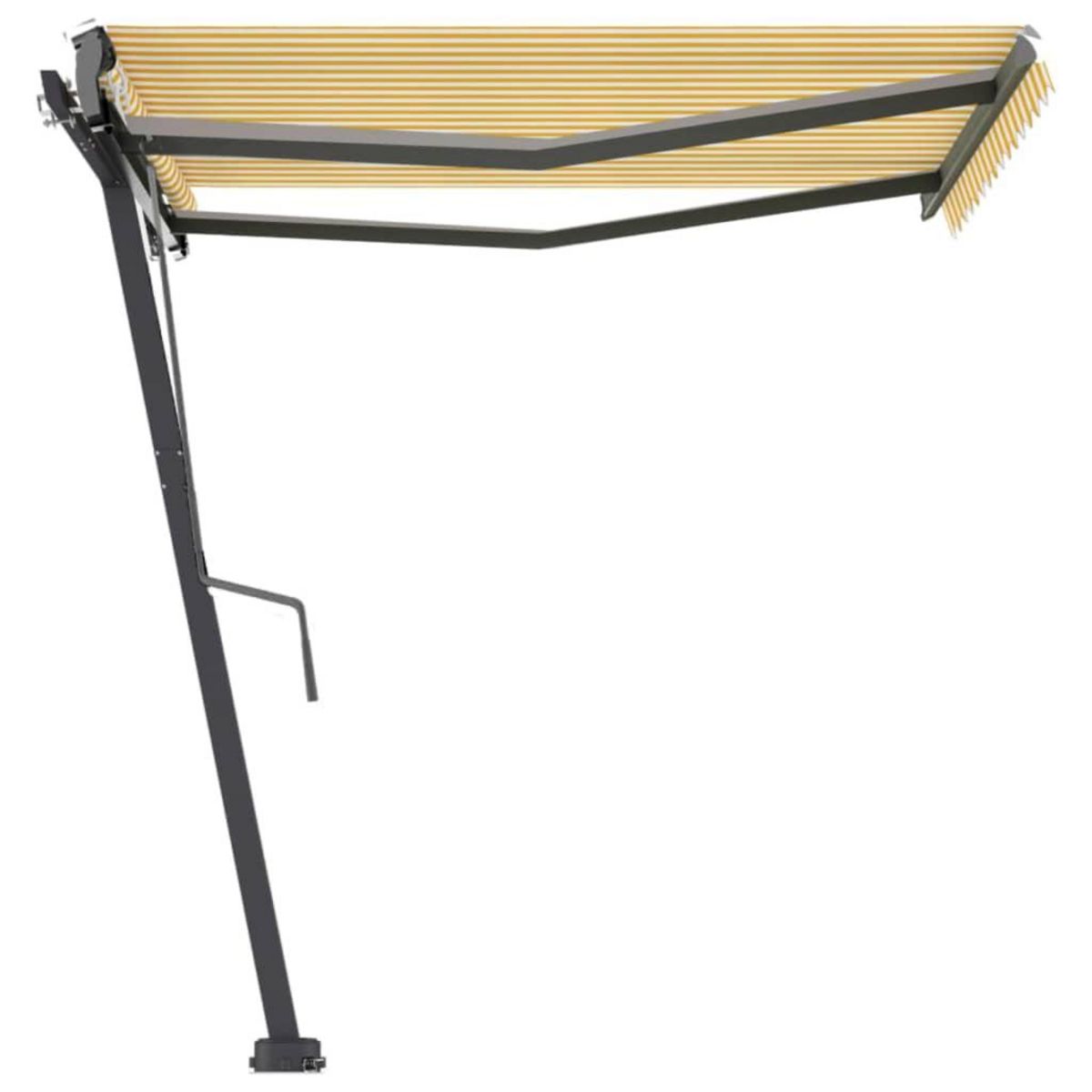 VIDAXL Auvent automatique sur pied 300x250 cm Jaune/Blanc