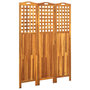 Voir la diapositive 1 : VIDAXL Cloison de separation 3 panneaux 121x2x170 cm Bois d'acacia