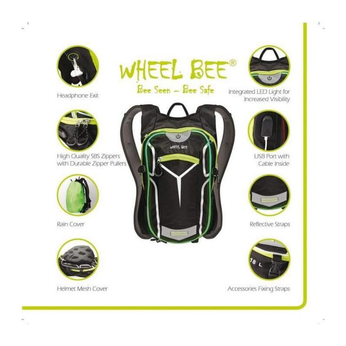 SCHILDKROT Sac a dos - SCHILDKRÖT - Sac Wheel Bee BIKE BACKPACK Stelvio