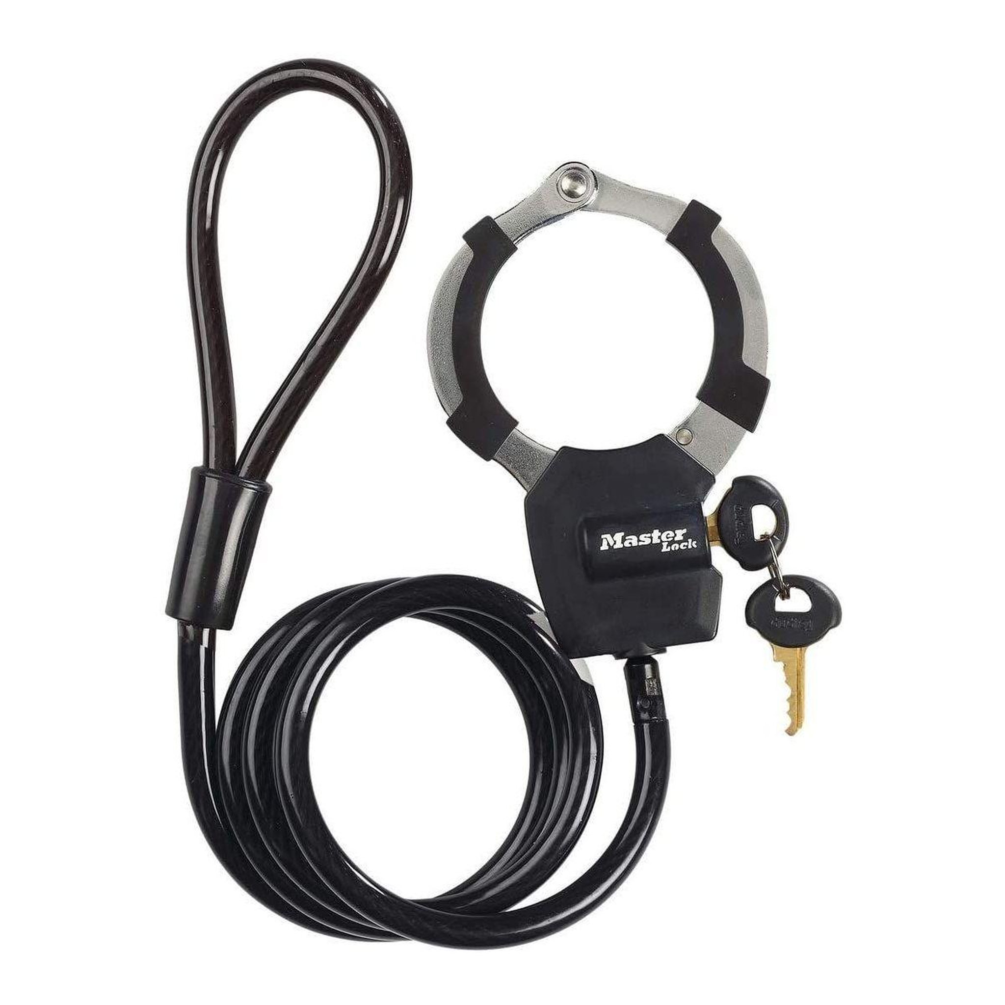 Master lock Antivol Menottes Street Cuff avec cable à boucle