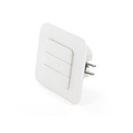 CENTRALE BRICO Interrupteur volet roulant connecté blanc en PVC