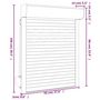 Voir la diapositive 6 : VIDAXL Volet roulant aluminium 70x100 cm anthracite