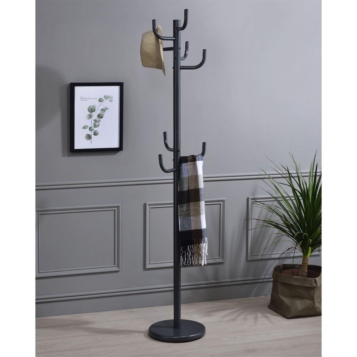 IDIMEX Porte-manteaux MILA, en métal