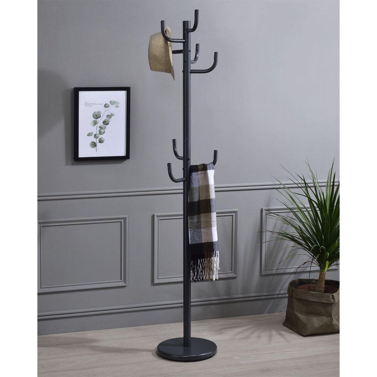 IDIMEX Porte-manteaux MILA, en métal