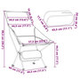 Voir la diapositive 6 : VIDAXL Chaise de camping pliables lot de 2 noir tissu oxford aluminium