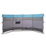 Voir la diapositive 2 : VIDAXL Brise vent de camping bleu 366x152x152 cm imperméable