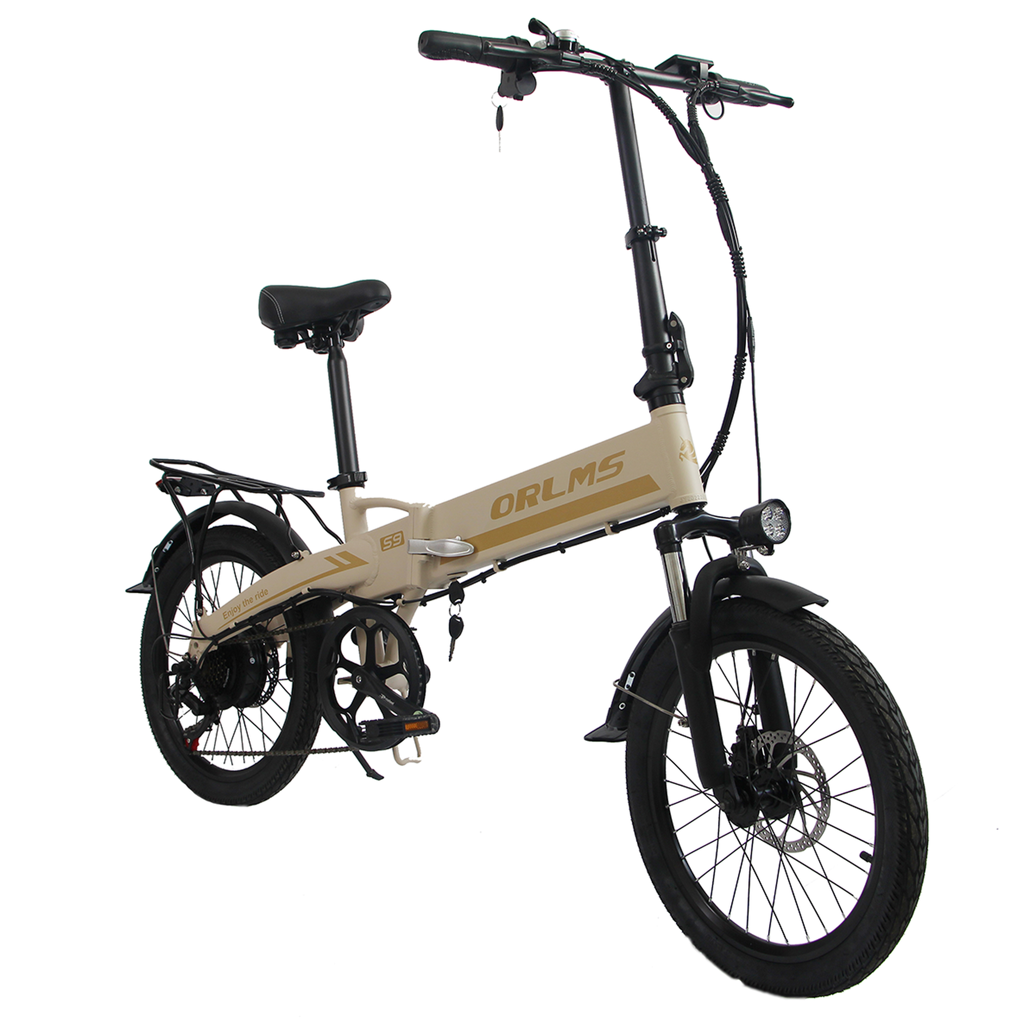 Voir la diapositive 4 : ORLMS Vélo électrique pliant ORLMS S9, moteur 500 W