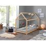 Voir la diapositive 4 : Paris Prix Lit Enfant Design  Cabane  90x200cm Naturel