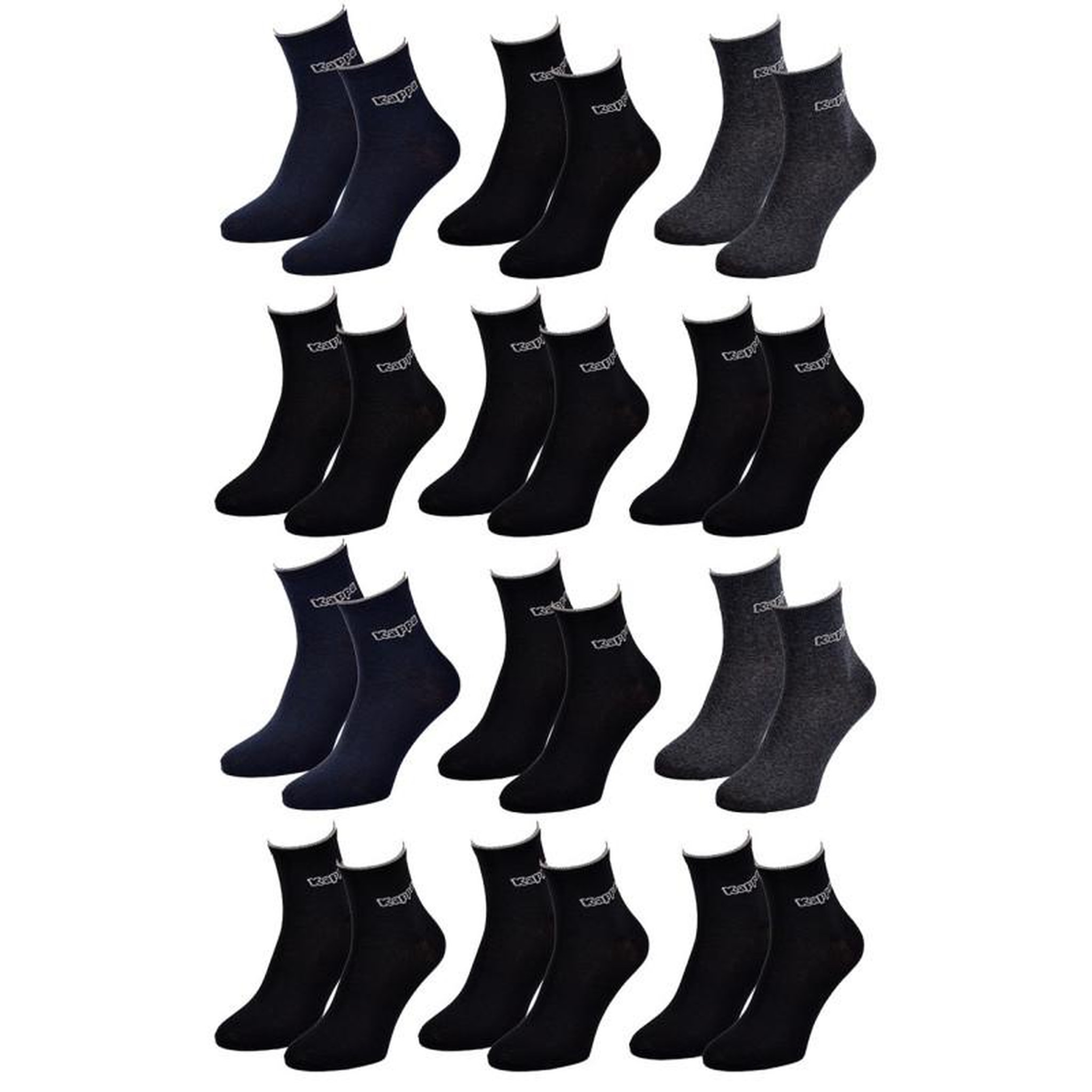Voir la diapositive 2 : KAPPA Chaussettes Homme QUARTER KAPPA