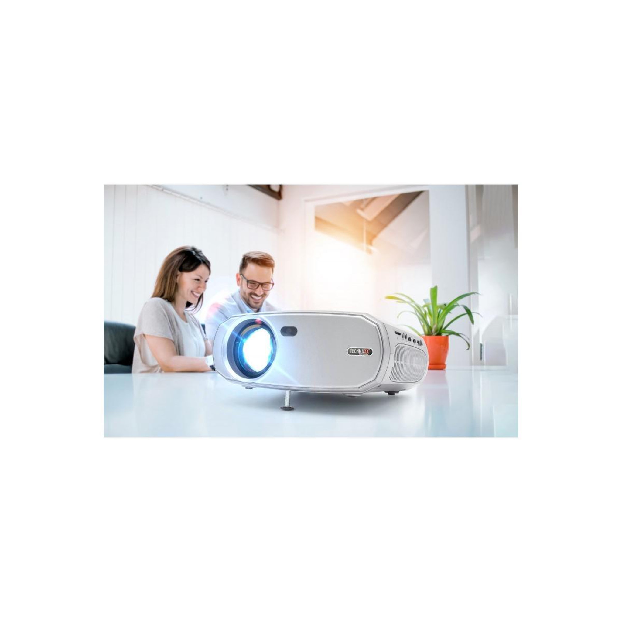 Voir la diapositive 3 : TECHNAXX Technaxx TX-177 vidéo-projecteur Projecteur à focale standard 15000 ANSI lumens LCD 1080p (1920x1080) Blanc