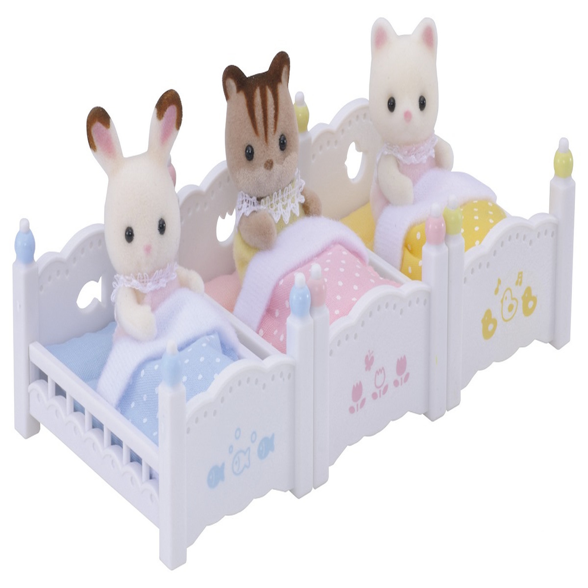 Voir la diapositive 5 : Epoch d'Enfance 4448 Lits Superposés à 3 Couchettes Bébés Sylvanian