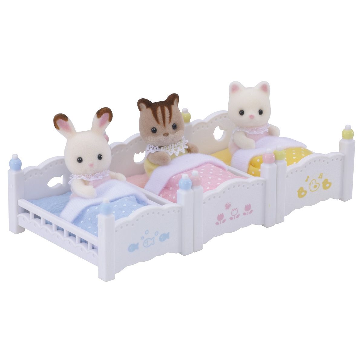 Epoch d'Enfance 4448 Lits Superposés à 3 Couchettes Bébés Sylvanian