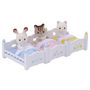 Voir la diapositive 5 : Epoch d'Enfance 4448 Lits Superposés à 3 Couchettes Bébés Sylvanian