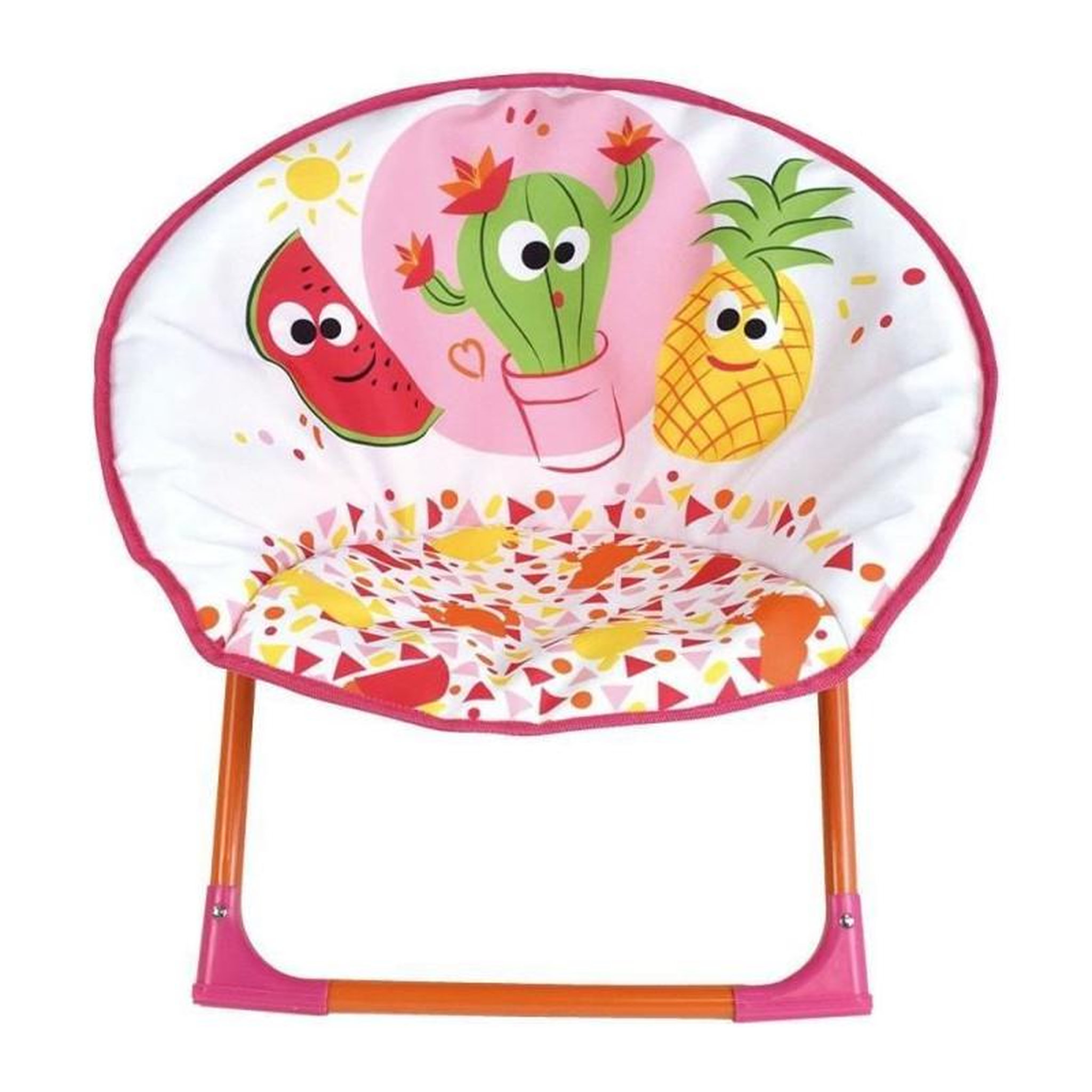 Voir la diapositive 2 : Fun House Fun house fruity's siege lune pliable fruits pour enfant h.47 x l.54 x p.42 cm