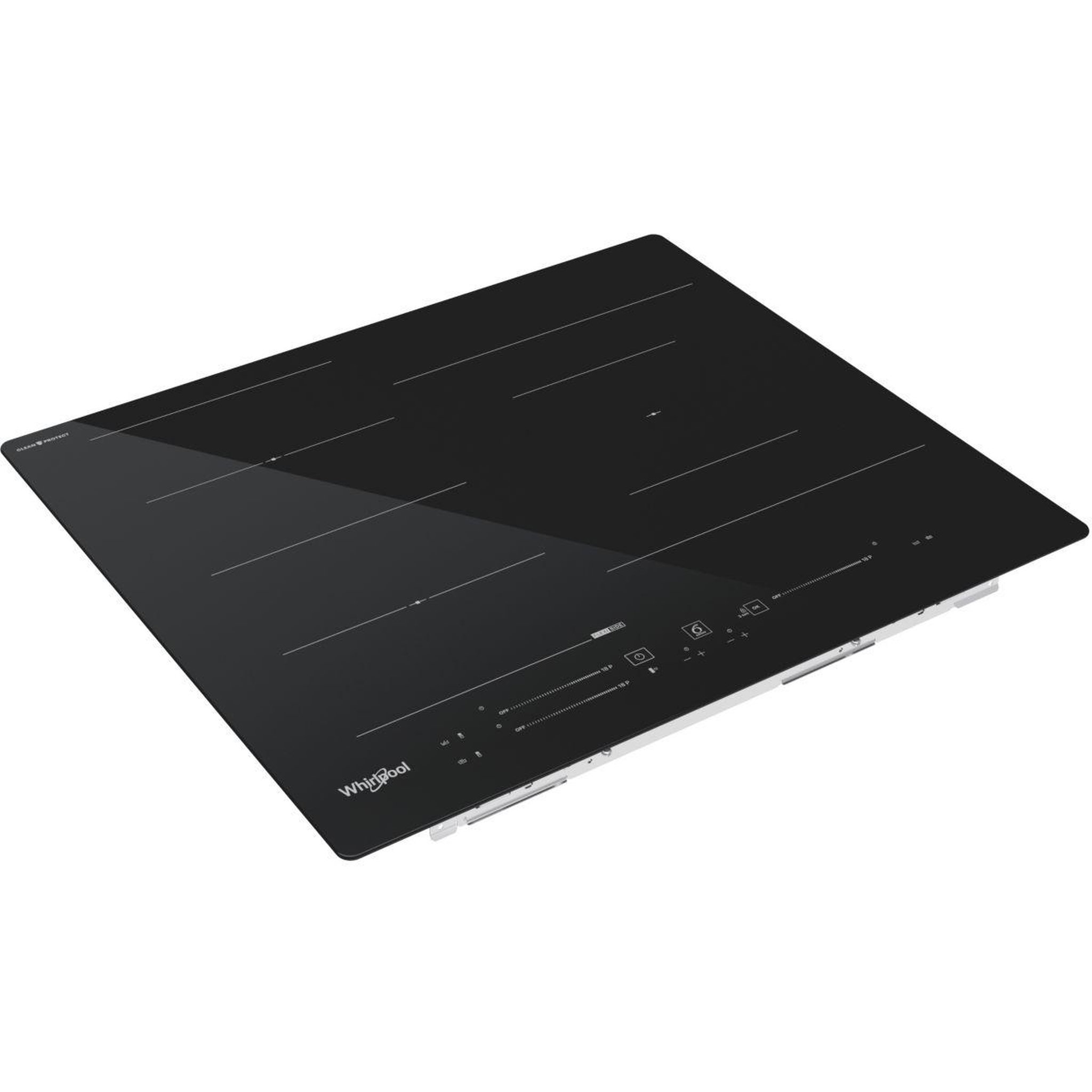 Voir la diapositive 2 : Whirlpool Plaque induction wfs9860cpne cleanprotect