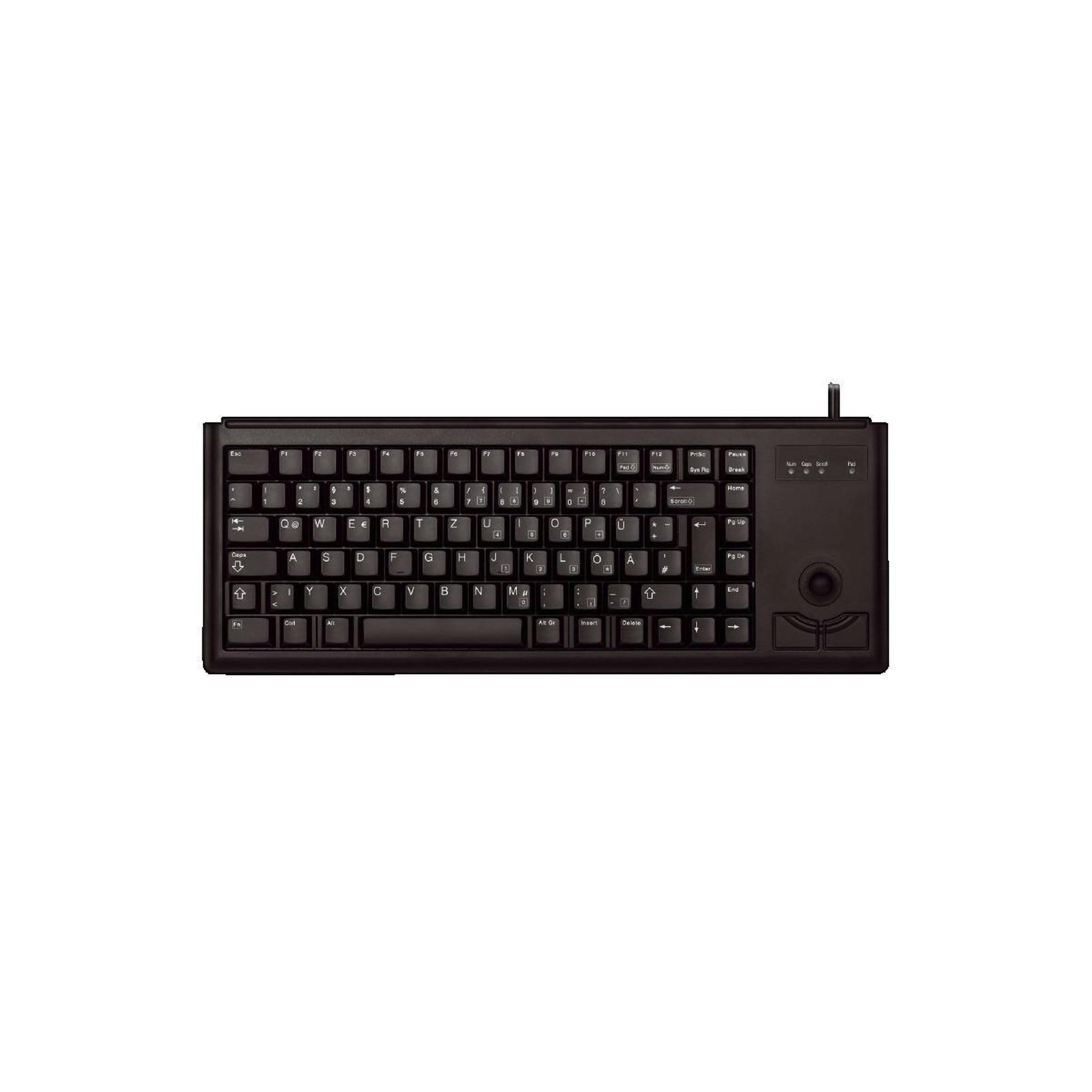Cherry Clavier CHERRY G84-4400 compact avec trackball intégré