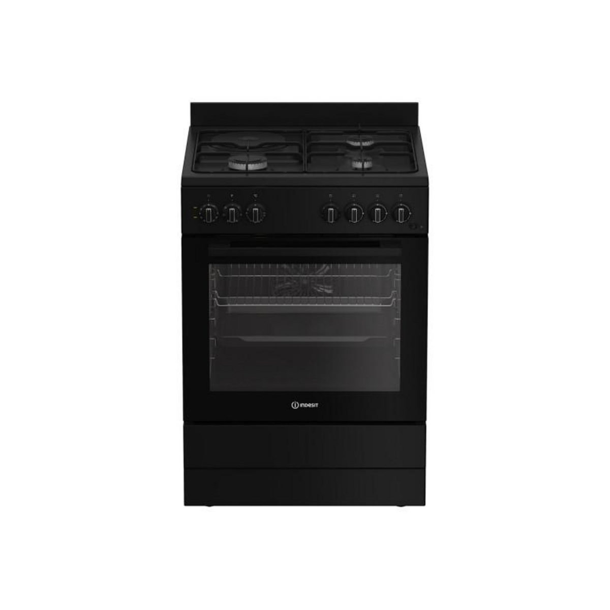Indesit Cuisinière mixte Indesit I6M5PCB Noir