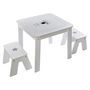 Voir la diapositive 1 : ATMOSPHERA Ensemble 1 table 2 tabourets enfant FUN