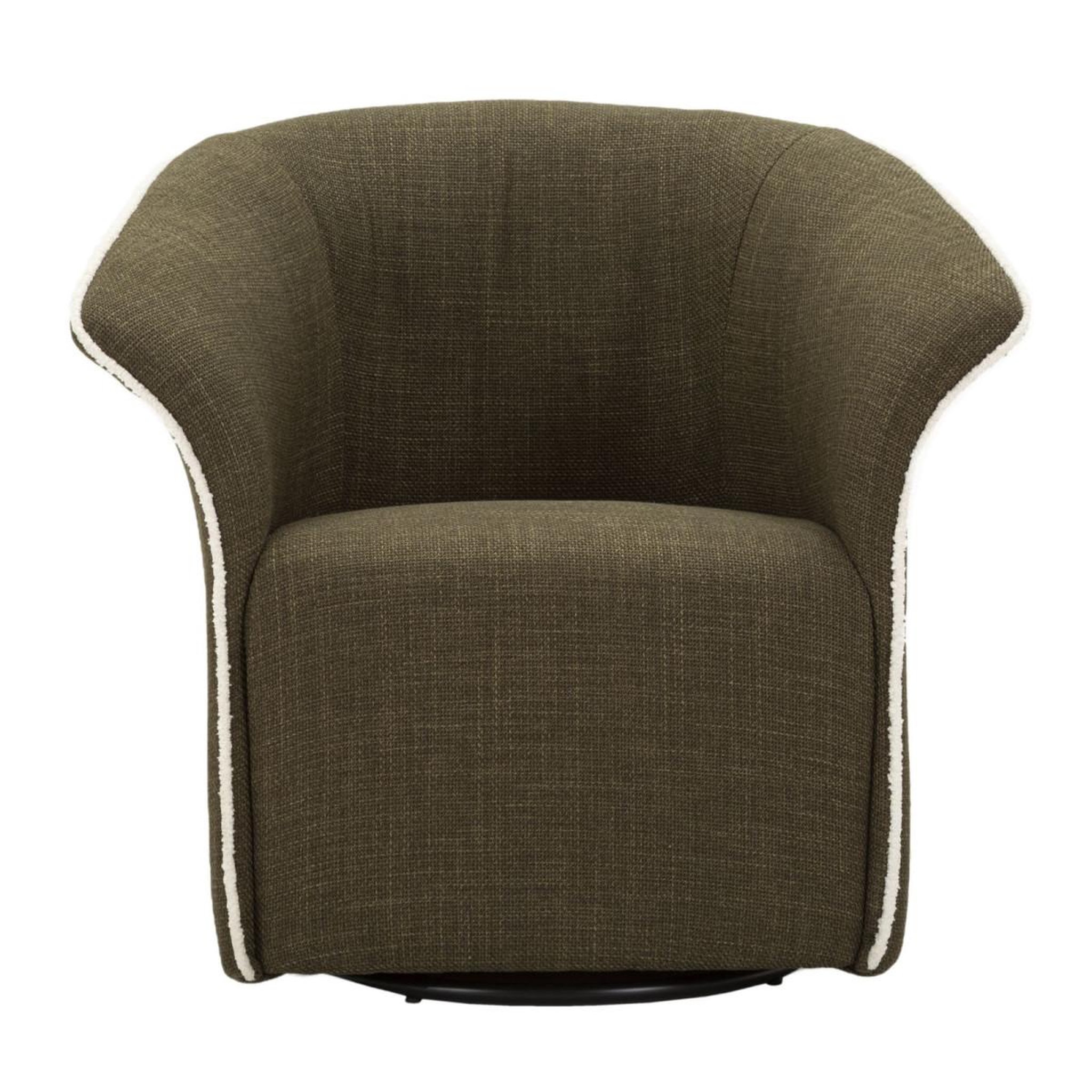 Voir la diapositive 2 : Paris Prix Fauteuil pivotant design  siena  83cm vert