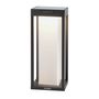 Voir la diapositive 1 : Lumisky Borne solaire RADIA Noir Aluminium H35cm