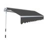 Voir la diapositive 2 : VIDAXL Auvent pliable manuel 300 cm Anthracite
