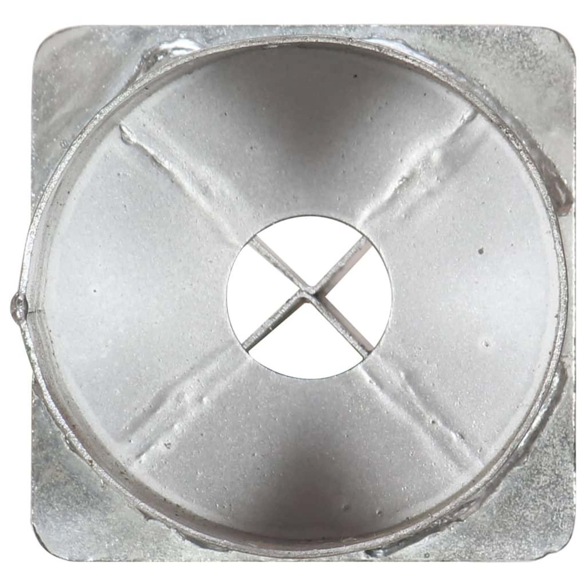 Voir la diapositive 5 : VIDAXL Piquets au sol 2 pcs Argente 12x91 cm Acier galvanise
