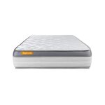 SEPTNUITS Matelas Memo Zen Mousse à mémoire de forme 5 zones de confort MAXI épaisseur. Coloris disponibles : Blanc