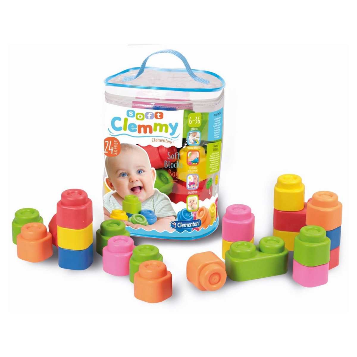 CLEMENTONI Sac souple Clemmy - 24 pièces