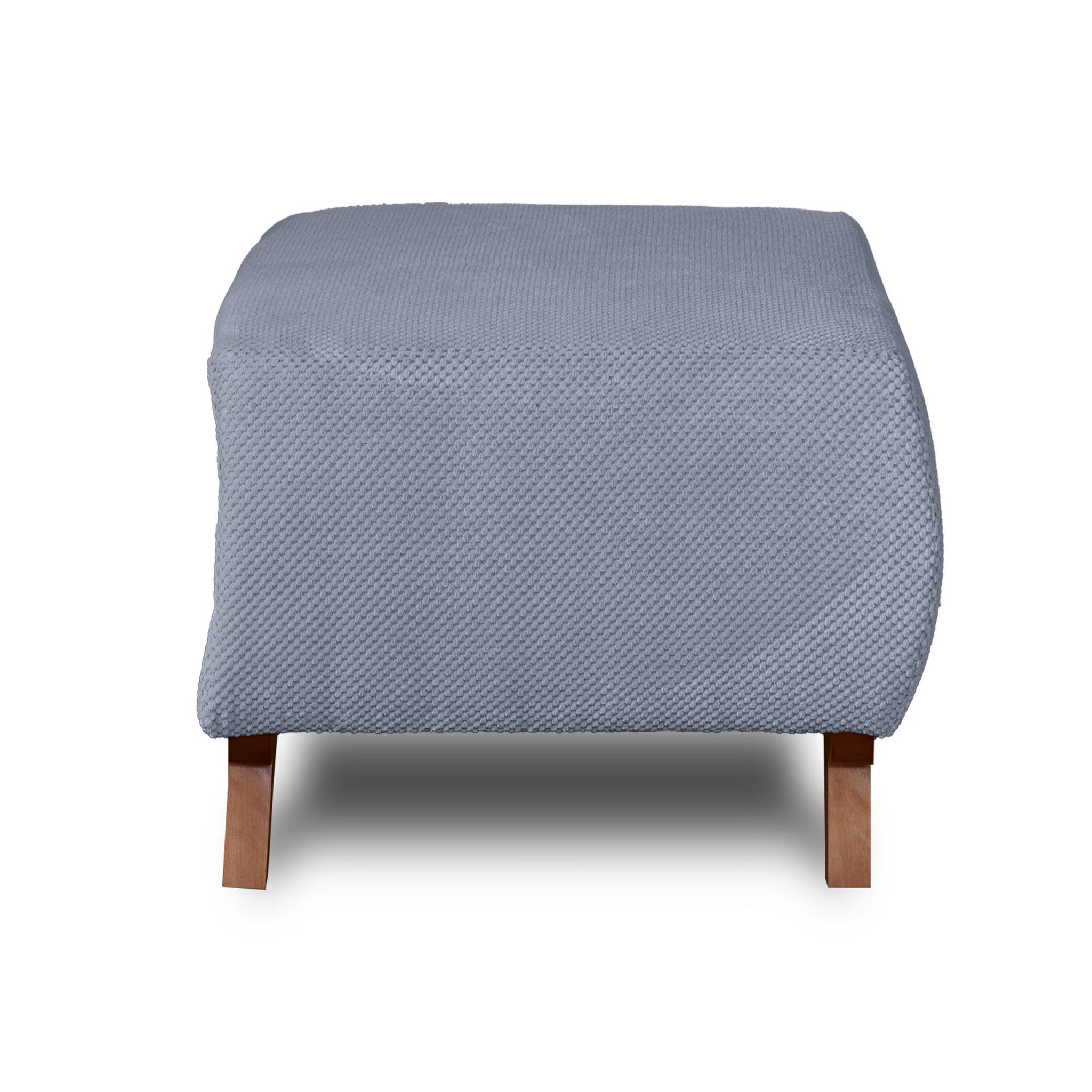 Voir la diapositive 1 : BEST MOBILIER Cristal - pouf modulable - 65 cm - en velours texturé