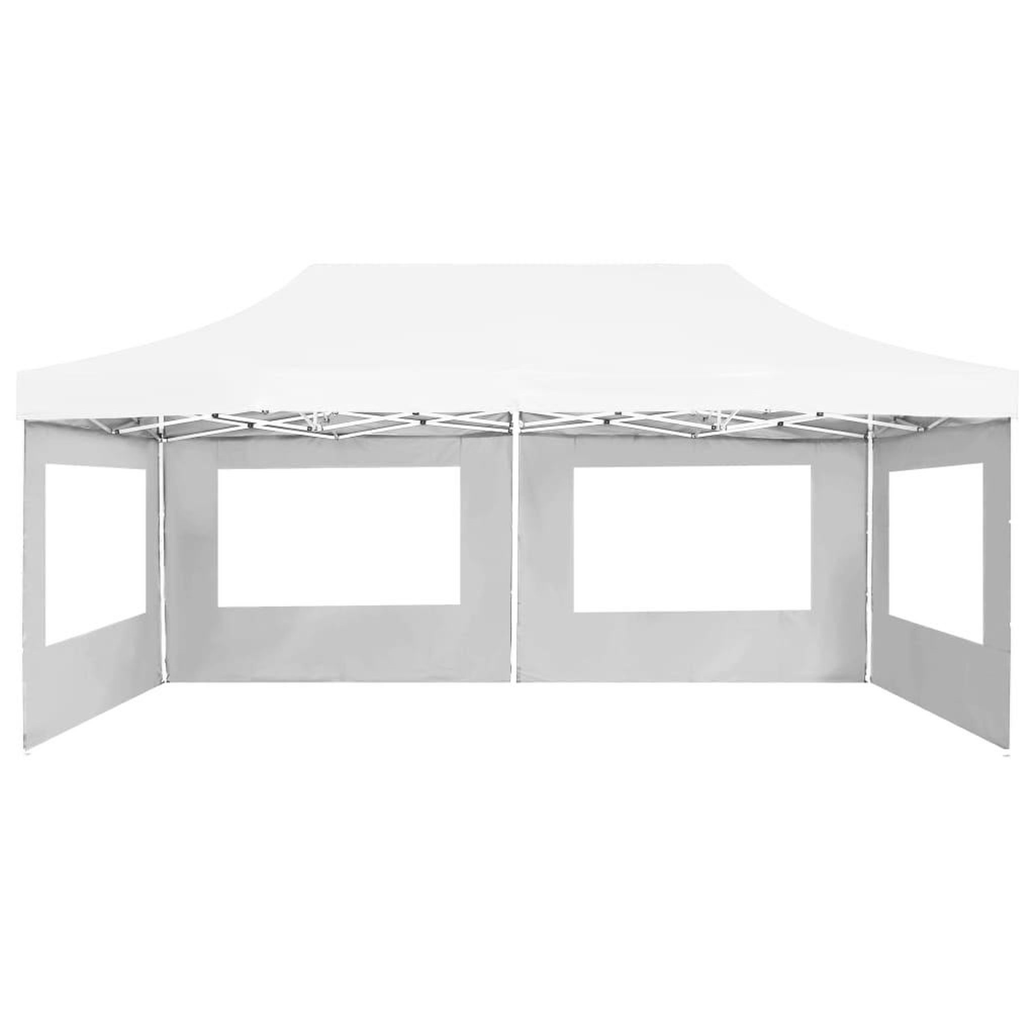 Voir la diapositive 5 : VIDAXL Tente de reception pliable avec parois Aluminium 6 x 3 m Blanc