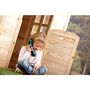 Voir la diapositive 5 : PRAGMA Cabane de jardin pour enfant - Bois - H1.33m - NOA