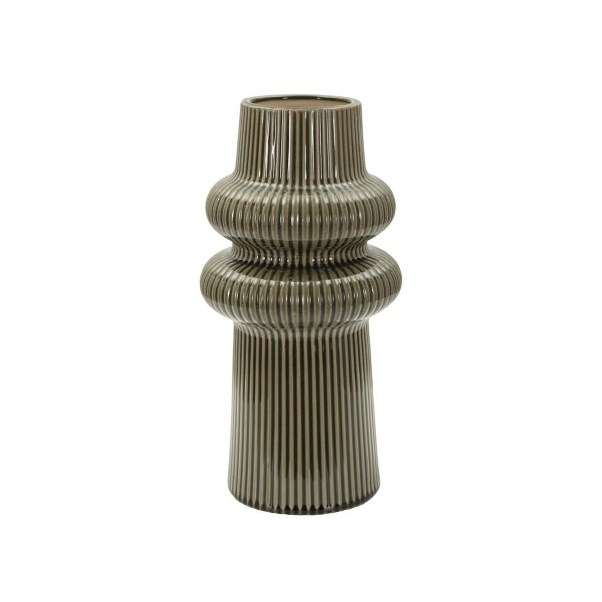 Paris Prix Vase Design en Céramique  Armony  36cm Vert