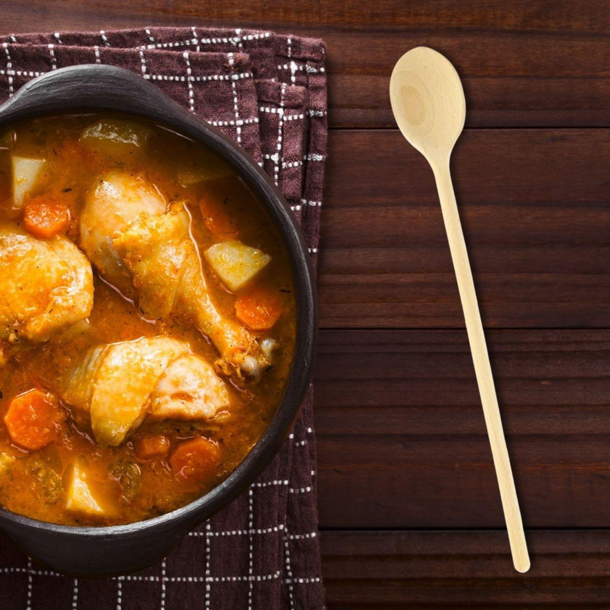 Fackelmann Ensemble de 2 Cuillères de cuisine en bois 40 cm Fackelmann Wood Edition