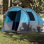 Voir la diapositive 1 : VIDAXL Tente de camping tunnel 4 personnes bleu impermeable