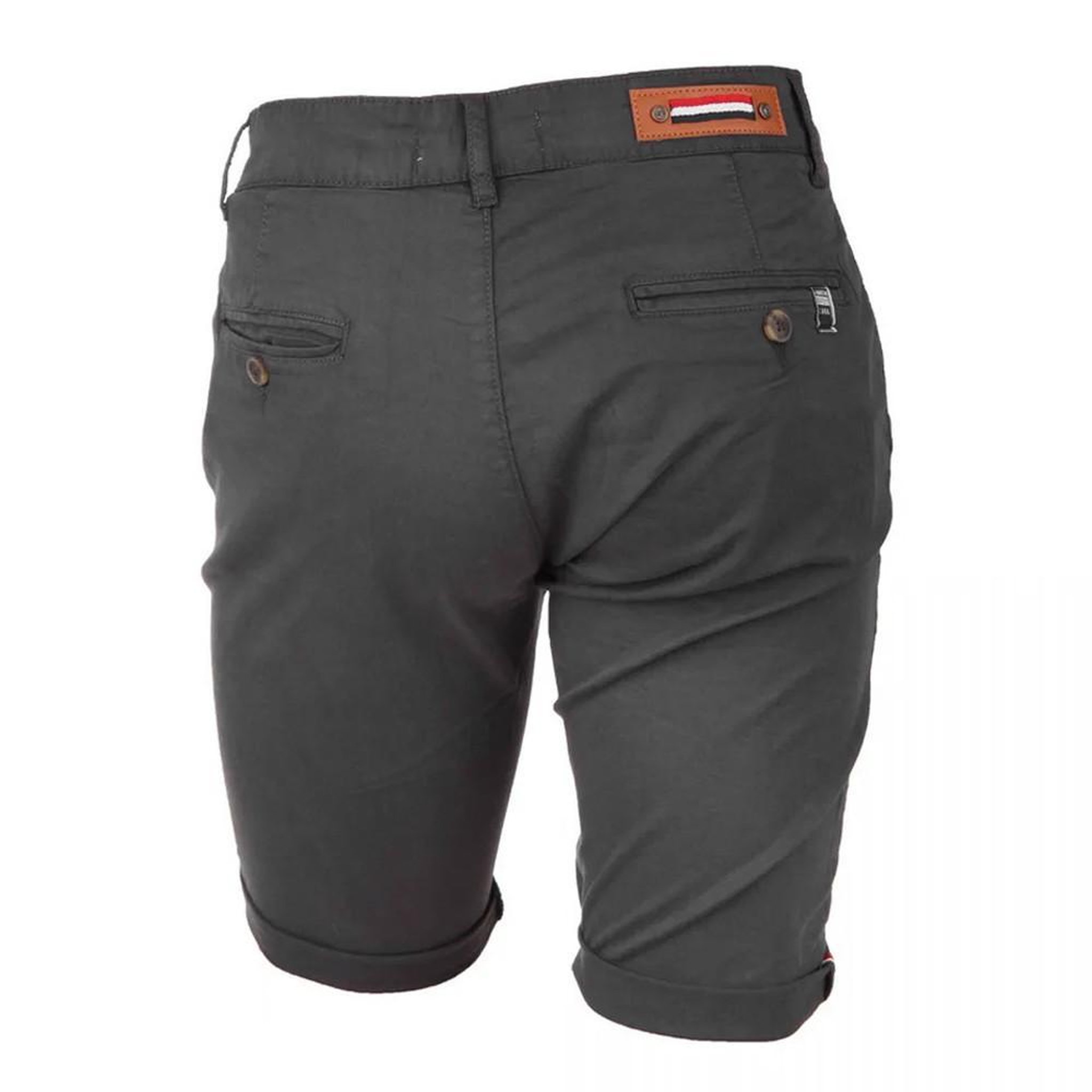 Voir la diapositive 2 : LA MAISON BLAGGIO Short Chino Anthracite Homme La Maison Blaggio Venili
