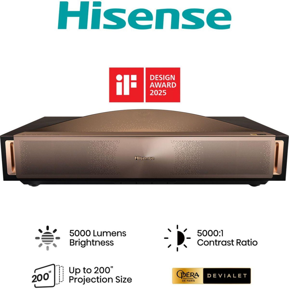 Hisense Vidéoprojecteur home cinéma L9Q 2025