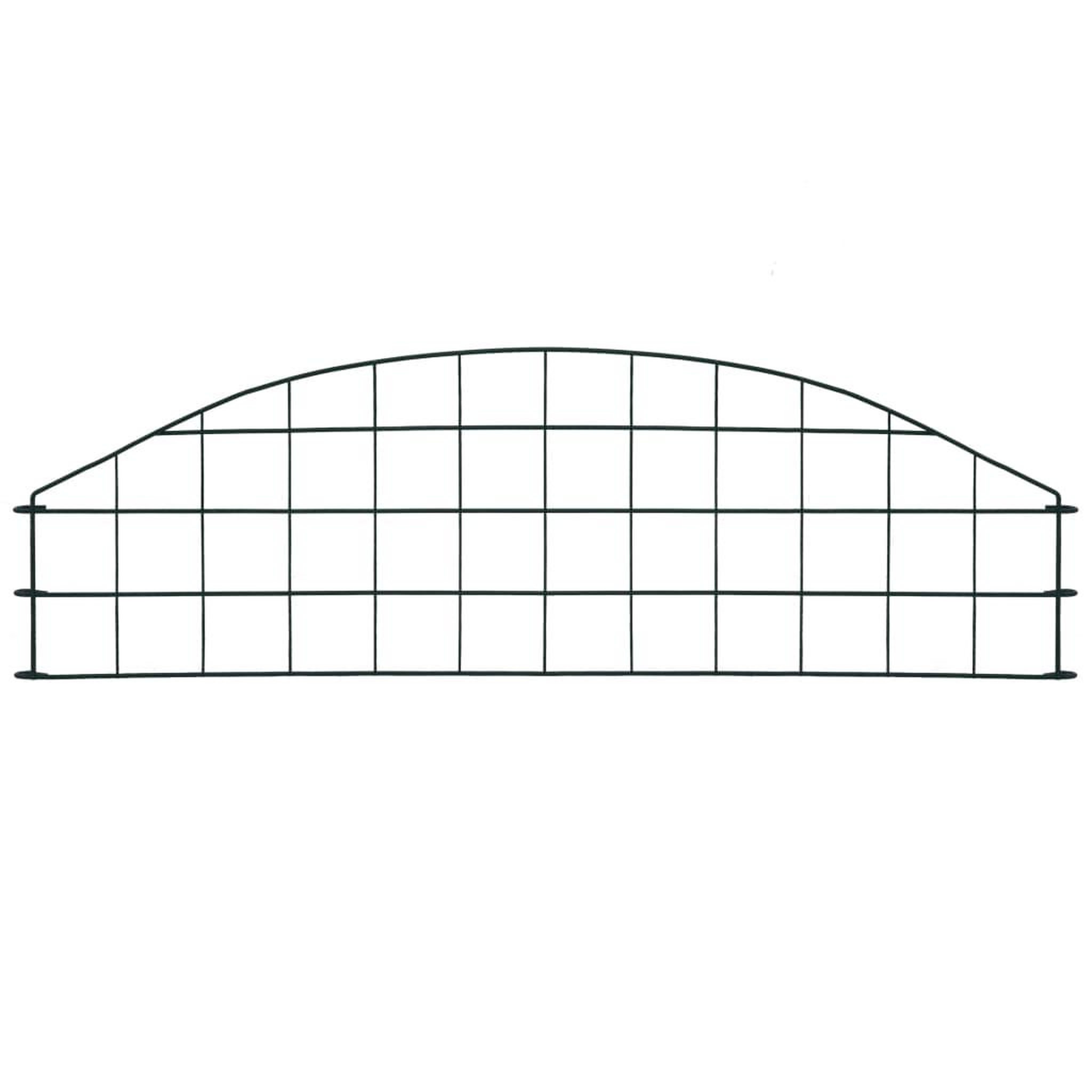 Voir la diapositive 2 : VIDAXL Ensemble de cloture de jardin arquee 77,3x26 cm vert