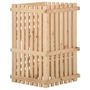 Voir la diapositive 5 : VIDAXL Boîte a pommes de terre 50x50x50 cm Bois de pin solide
