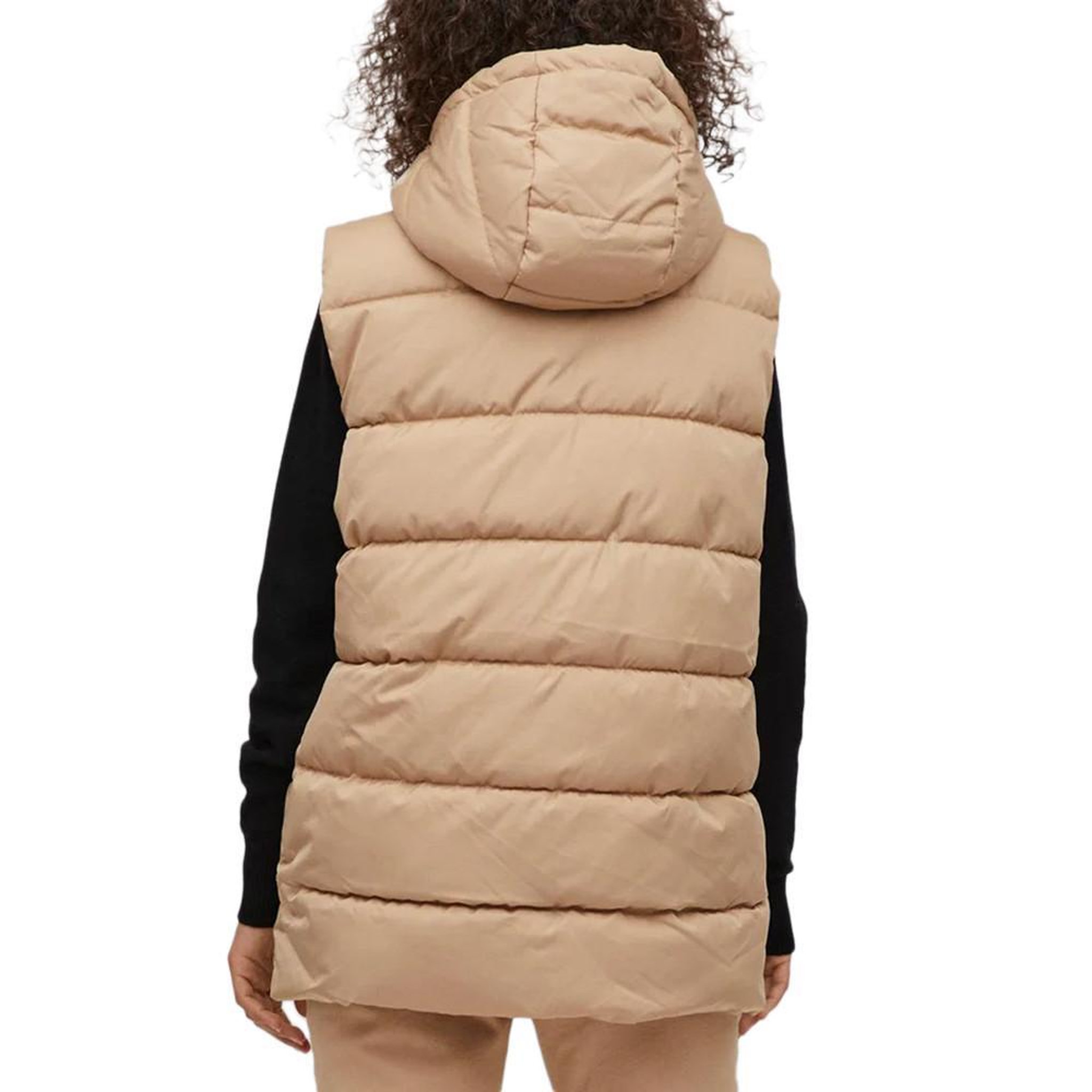 Voir la diapositive 5 : Vila Doudoune sans manches beige femme vila vitrish